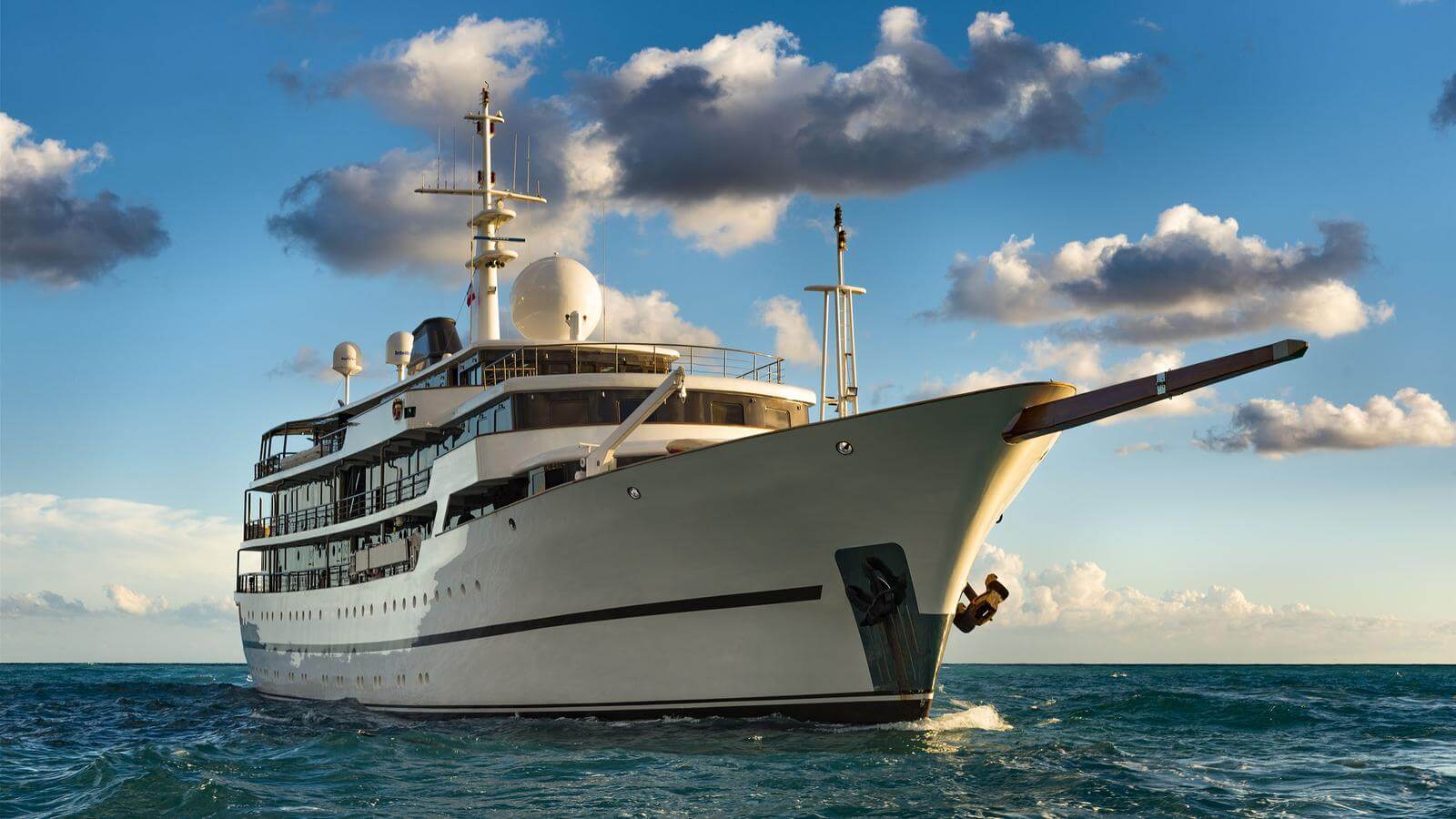 Luxury Superyacht Chakra Is A Conversion Of The Ocean Weather Ship